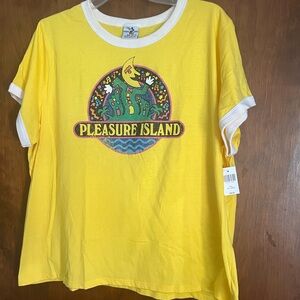 Disney Yellow Pleasure Island T-Shirt